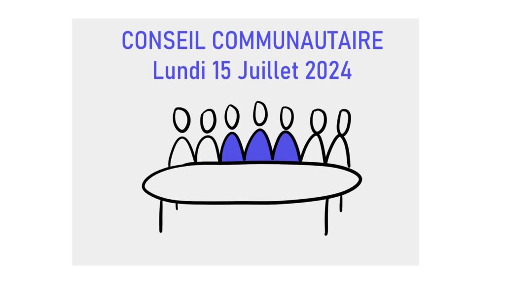 Conseil communautaire lundi 15 juillet 2024