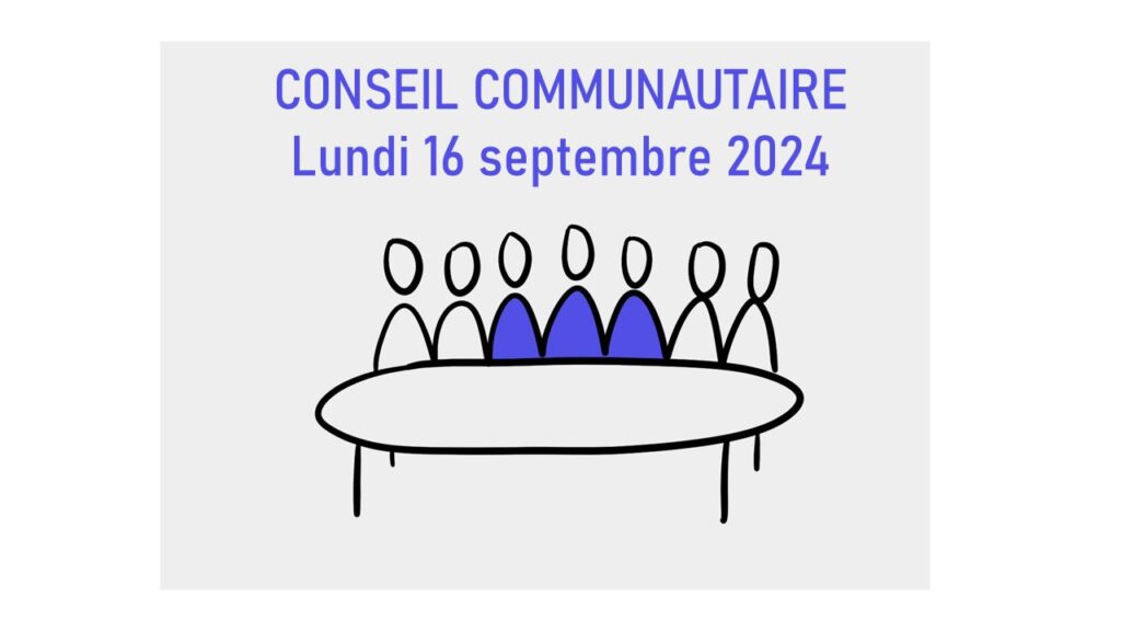 Conseil communautaire lundi 16 septembre 2024